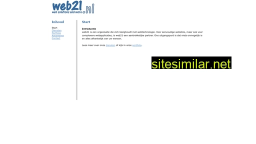web21.nl alternative sites