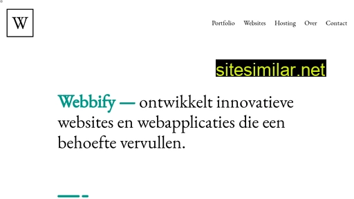 Webbify similar sites