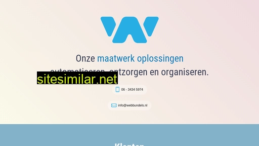 webbundels.nl alternative sites
