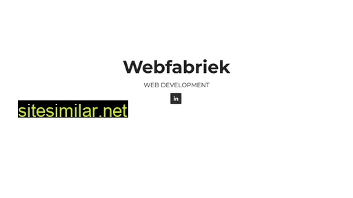 Webfabriek similar sites