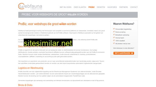 webfauna.nl alternative sites