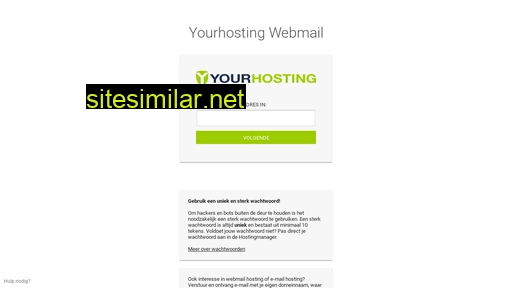 webmail.yourhosting.nl alternative sites