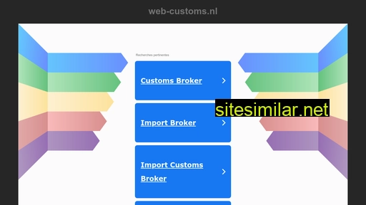 Web-customs similar sites