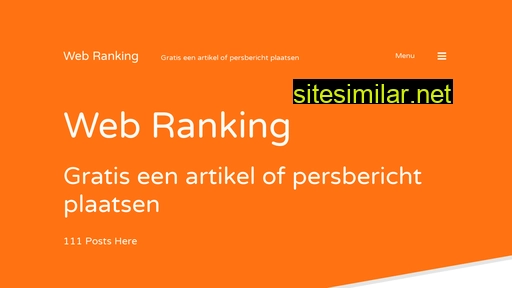 web-ranking.nl alternative sites
