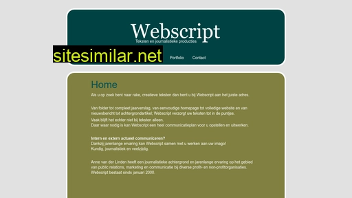 Webscriptonline similar sites