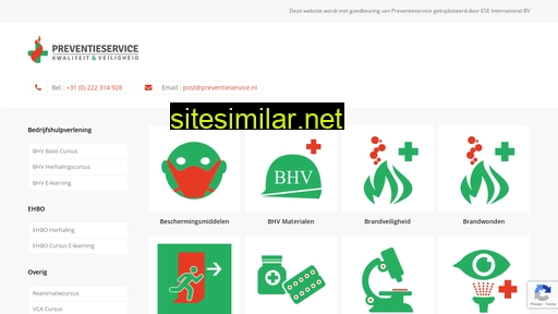 webshop-preventieservice.nl alternative sites