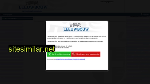 webshop.leeuwbouw.nl alternative sites