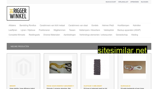 webshop.riggerwinkel.nl alternative sites
