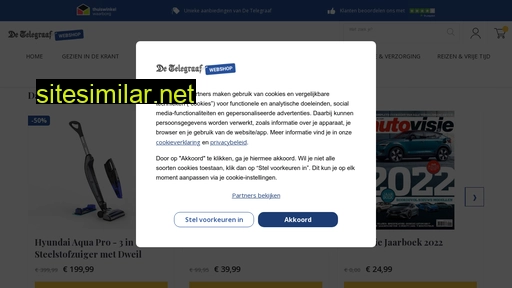webshop.telegraaf.nl alternative sites