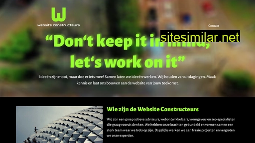 Websiteconstructeurs similar sites