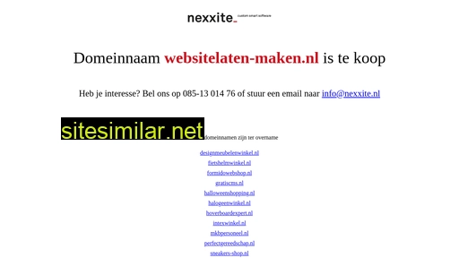 websitelaten-maken.nl alternative sites