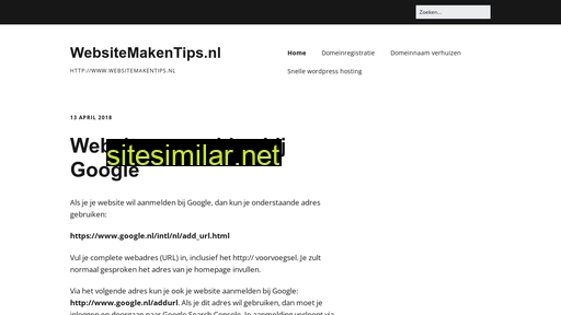 websitemakentips.nl alternative sites
