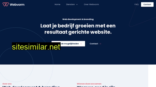 webvorm.nl alternative sites