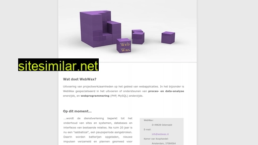 webwax.nl alternative sites