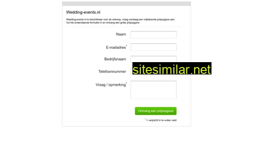 wedding-events.nl alternative sites