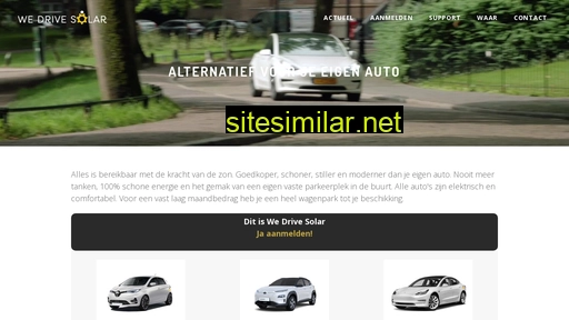wedrivesolar.nl alternative sites