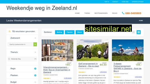 weekendjeweginzeeland.nl alternative sites