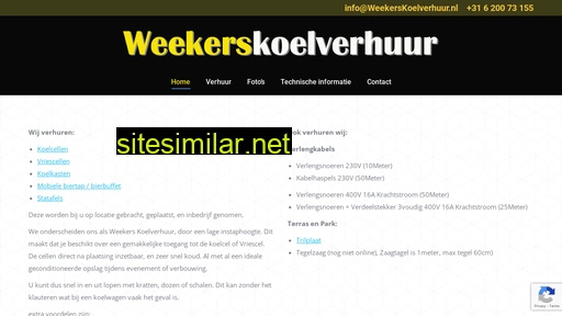 weekerskoelverhuur.nl alternative sites