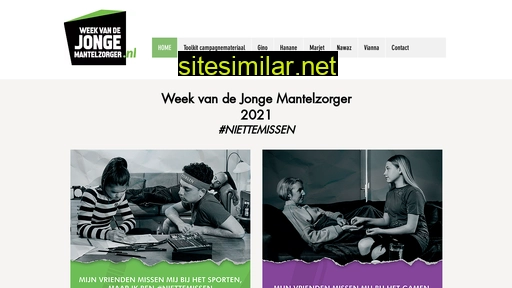 weekvandejongemantelzorger.nl alternative sites