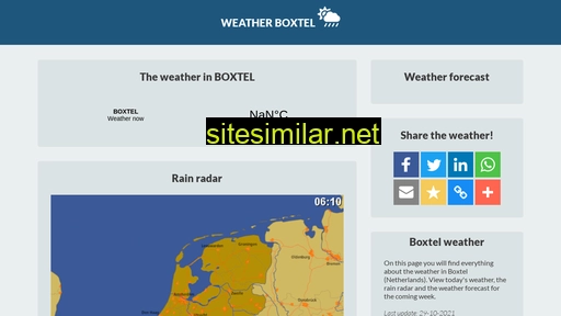 weerboxtel.nl alternative sites