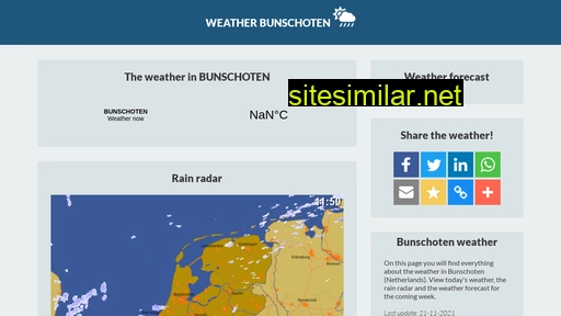 weerbunschoten.nl alternative sites