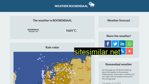 weerroosendaal.nl alternative sites