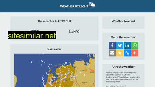 weerutrecht.nl alternative sites