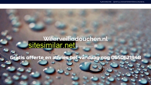 weerveiligdouchen.nl alternative sites