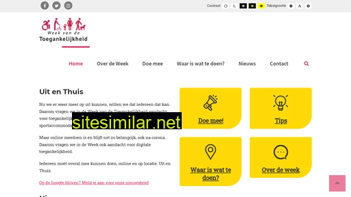 weekvandetoegankelijkheid.nl alternative sites
