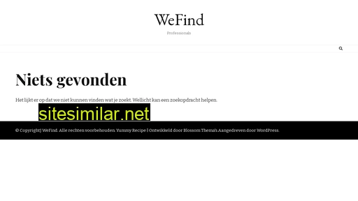 wefind.nl alternative sites