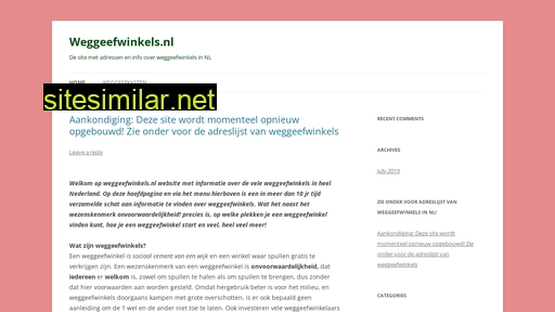 weggeefwinkels.nl alternative sites