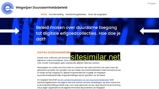 wegwijzerduurzaamheidsbeleid.nl alternative sites