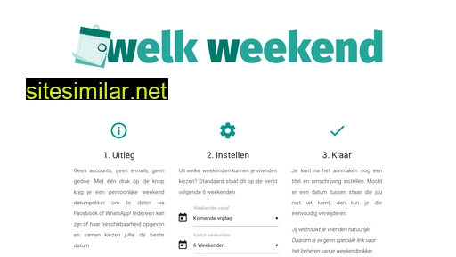 welkweekend.nl alternative sites