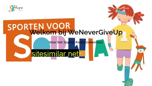 wenevergiveup.nl alternative sites