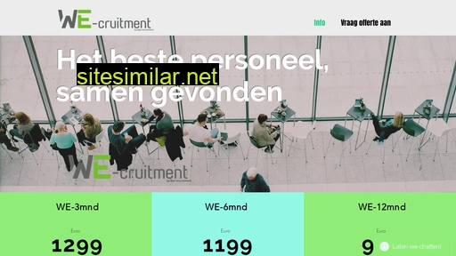 we-cruitment.nl alternative sites