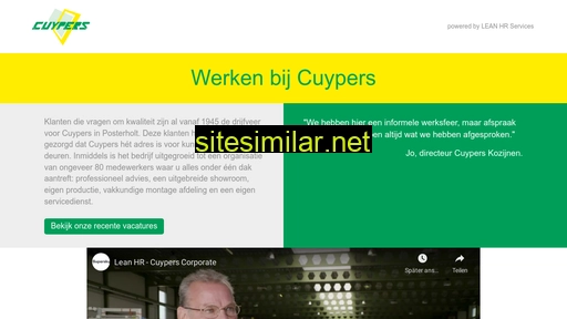 werkenbijcuypers.nl alternative sites