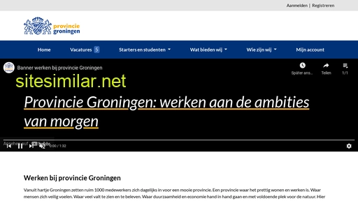 werkenbijprovinciegroningen.nl alternative sites