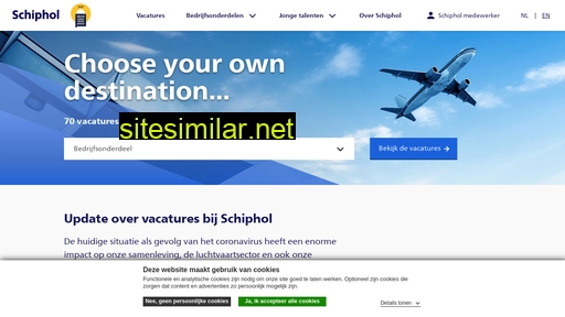werkenbijschiphol.nl alternative sites
