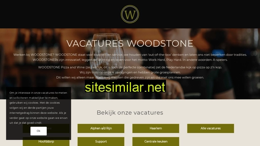 werkenbijwoodstonepizza.nl alternative sites