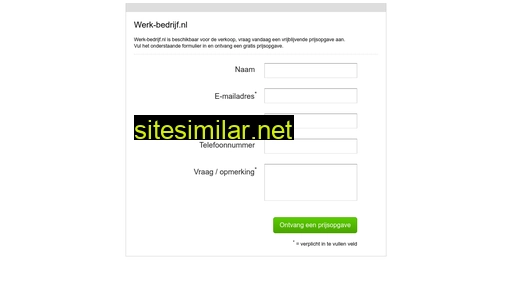 werk-bedrijf.nl alternative sites