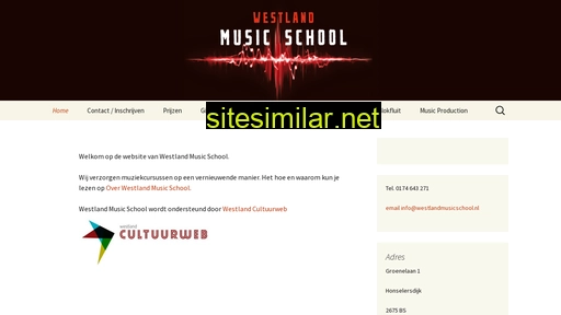 westlandmusicschool.nl alternative sites