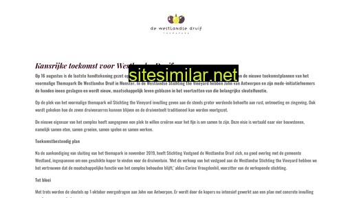westlandsedruif.nl alternative sites