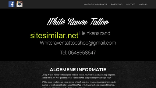 whiteraventattoo.nl alternative sites