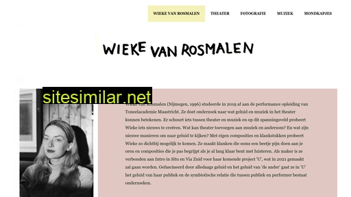 wiekevanrosmalen.nl alternative sites