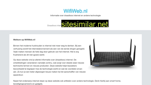 wifiweb.nl alternative sites