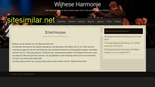 wijheseharmonie.nl alternative sites