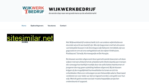 wijkwerkbedrijf.nl alternative sites