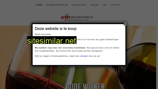 wijnabonnementen.nl alternative sites