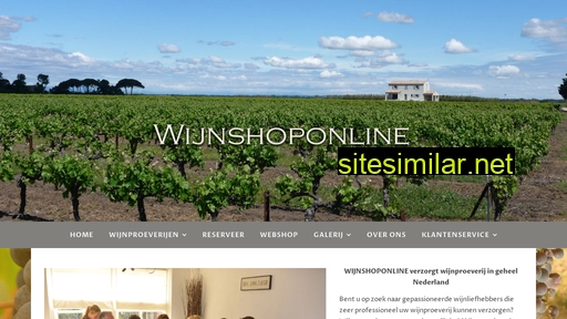 Wijnshoponline similar sites