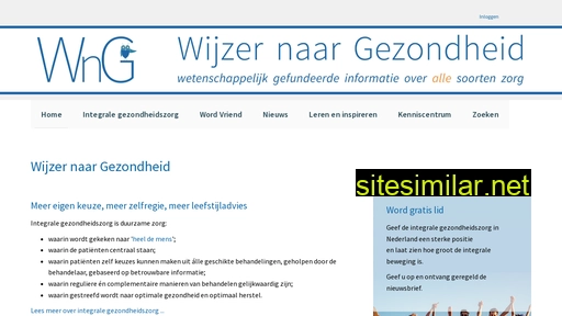 wijzernaargezondheid.nl alternative sites